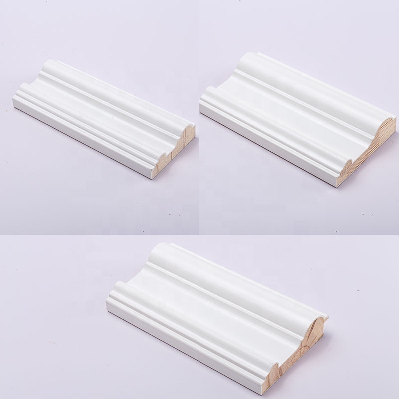 Gypsum wood Moulding Molds Clear Custom White Light SurfacePattern Sharp Finish Performance Color Feature  Easy Plaster decorate