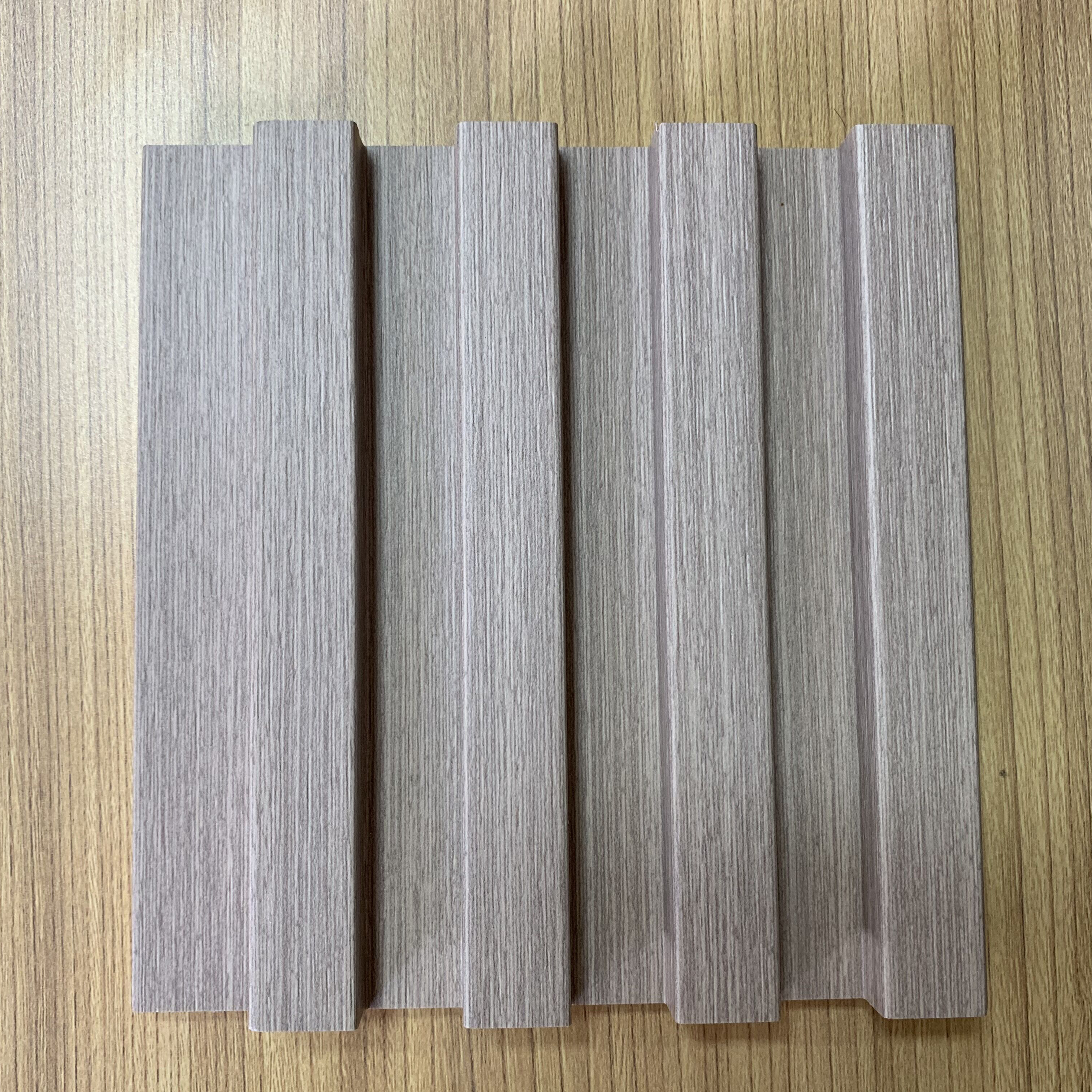 Fireproof Wood Or Melamine Finish Polyester Acoustic Wall Wooden Polyester Board Slat Wood Slat Wall Panel