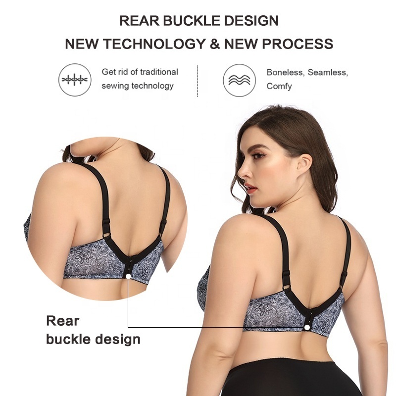 Hot New Seamless Breathable Tummy Control Big Cup Bra Push Up Bra Body Shaper Cut Out Lace Underwear Plus Big Size Bra Plus Size