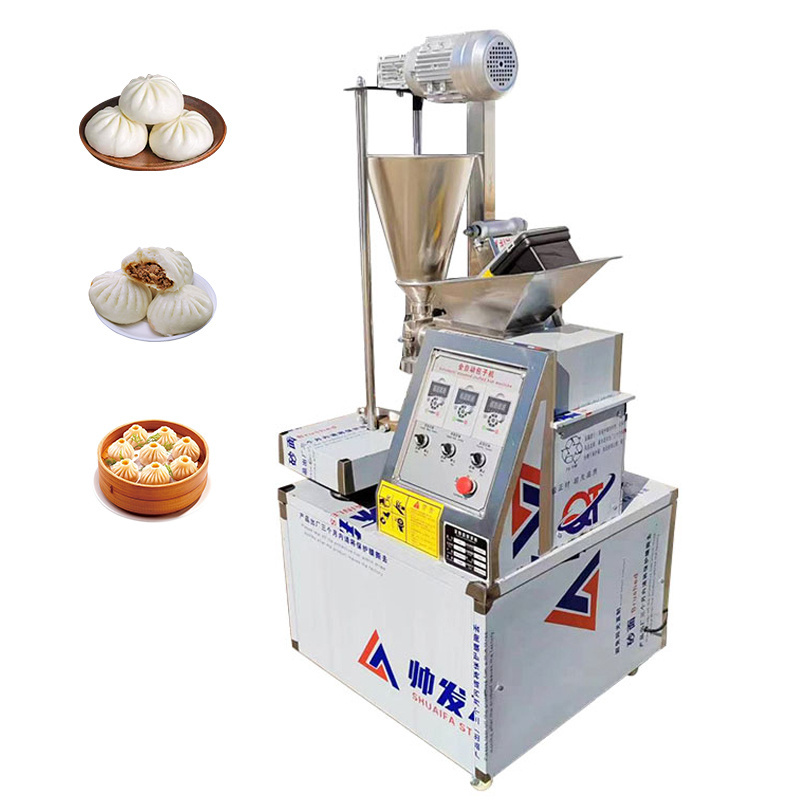 Automatic Vegetable Stuffed Steamed Bun Filling Momo Making Machine