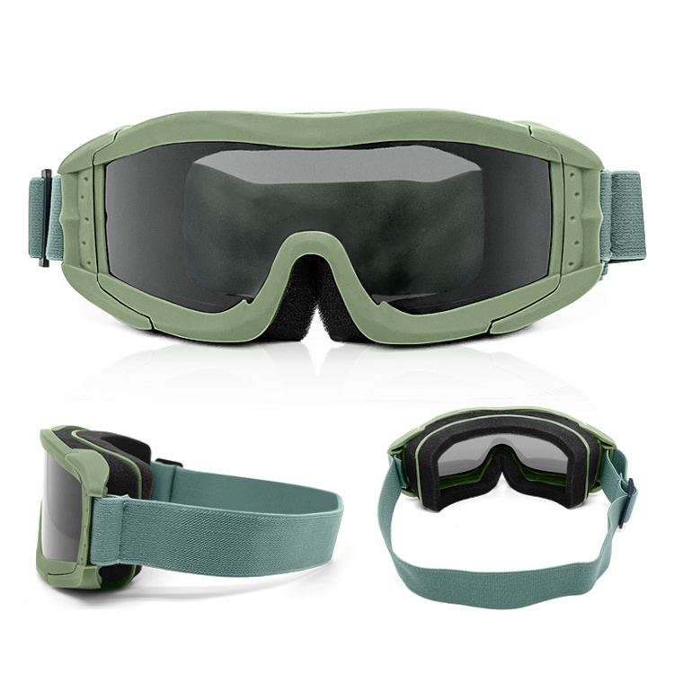 Yijia Tactical Eyeshield Combat interchangeable Lens Tactical Shooting Goggles Hunting rain-proof Glasses Goggles Eyewear