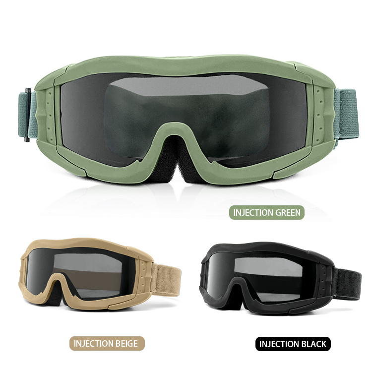 Yijia Tactical Eyeshield Combat interchangeable Lens Tactical Shooting Goggles Hunting rain-proof Glasses Goggles Eyewear