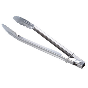 Utility Tong Stainless Steel Serving Tongs Kitchen Cooking Tongs For Salad Baking food Barbecue Grilling