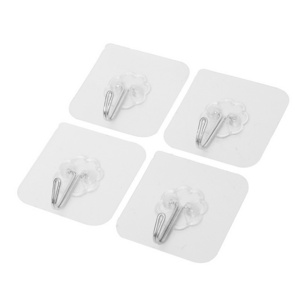 6*6cm Strong Transparent Suction Cup Sucker Wall Hooks Hanger For Kitchen Bathroom Pot Shovel Hook Storage