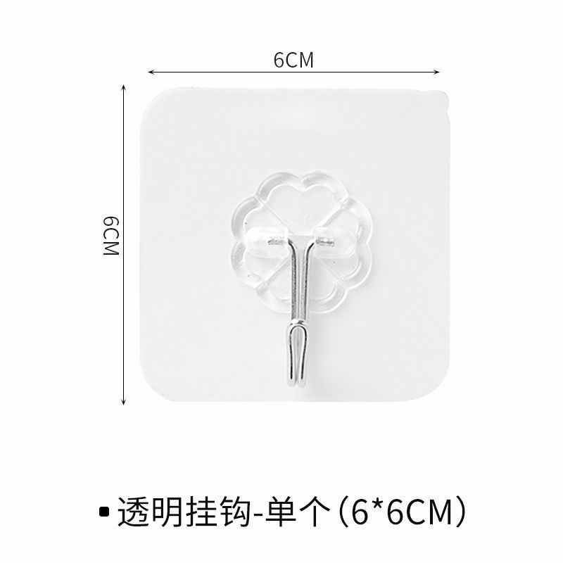 6*6cm Strong Transparent Suction Cup Sucker Wall Hooks Hanger For Kitchen Bathroom Pot Shovel Hook Storage