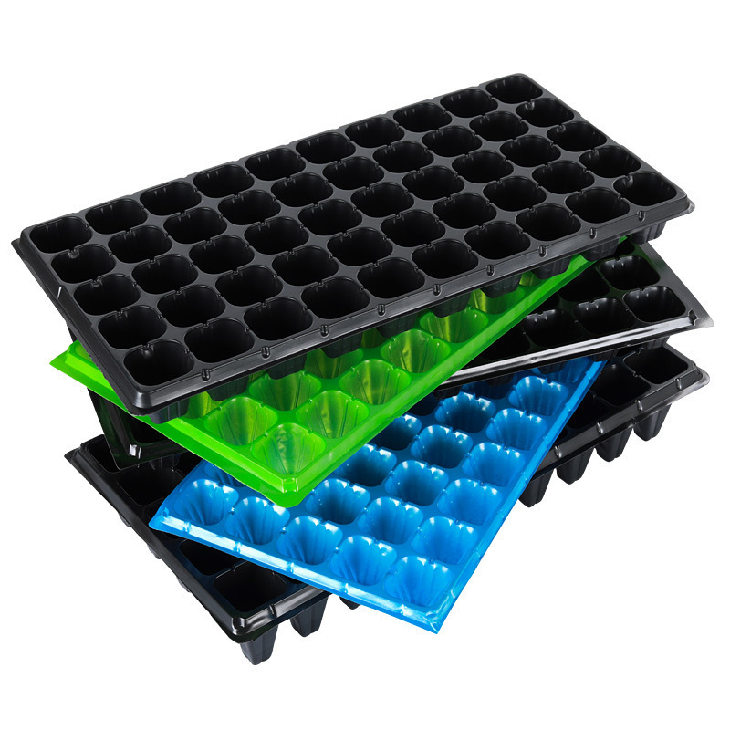 Factory wholesale nursery supplies 50 holes planting trays seedling nursery trays seed growing tray