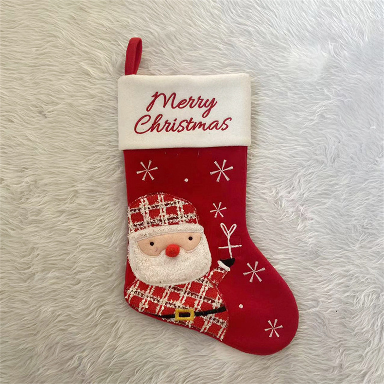 Cheap Christmas Stocking for Xmas Gift, Christmas Ornaments,christmas tree hanging decoration