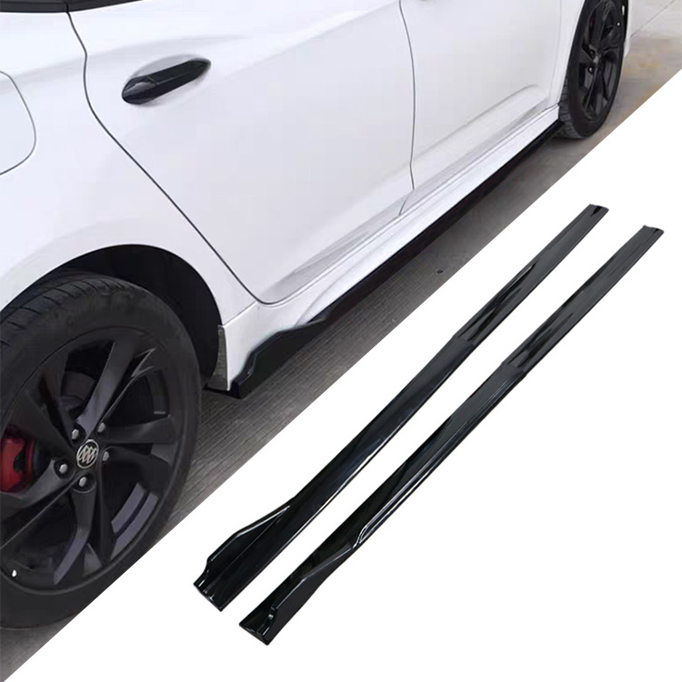 2.4M Universal Faldones Laterales Del Coche Extension Lower Side Skirts Body Kit Fit For Honda Toyota BMW Chevrolet Ford Mazda