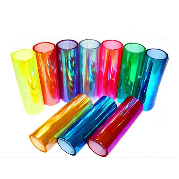 2021 new design photochromic  Chameleon Car Head Light LED Lamp Film Rainbow Vinyl Roll Transparent Car Lamp Headlight Tint Film