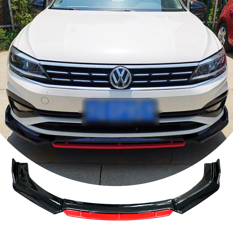 Car Parts 4pcs Front Bumper Lip Splitter Body Kit Fit For Honda Audi Nissan Infiniti Chevrolet Ford Protection Splitter Spoiler