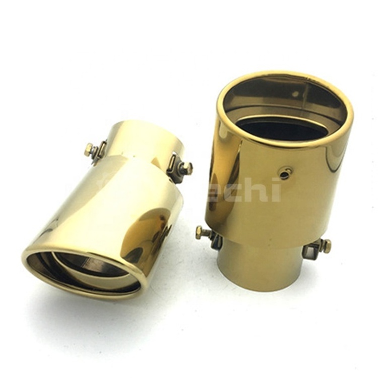 2022 Yuechi  Stainless Steel Exhaust tips  Muffler Tail Pipe Tips OEM Accepted