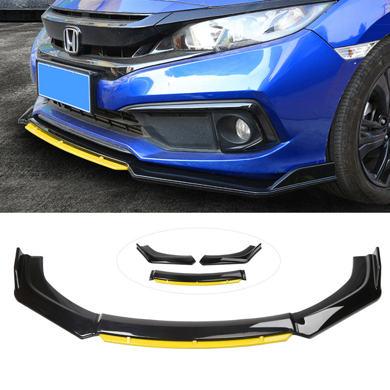 Car Parts 4pcs Front Bumper Lip Splitter Body Kit Fit For Honda Audi Nissan Infiniti Chevrolet Ford Protection Splitter Spoiler