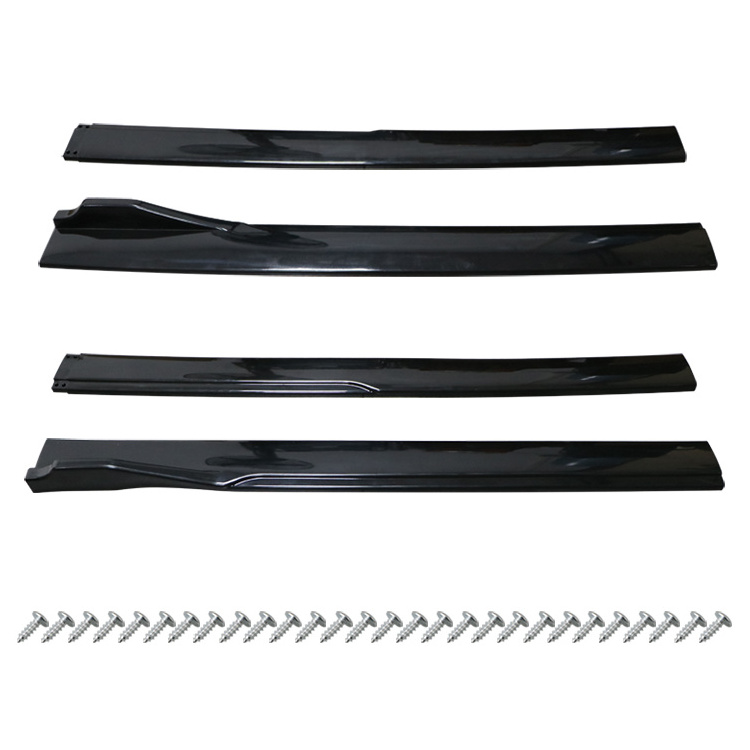 2.4M Universal Faldones Laterales Del Coche Extension Lower Side Skirts Body Kit Fit For Honda Toyota BMW Chevrolet Ford Mazda