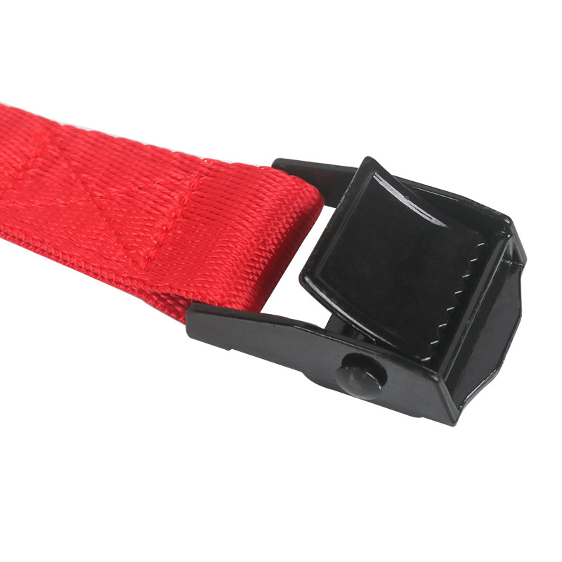 Hot Selling 2.5cm*1M Black Tie Down Strap Strong Ratchet Belt Luggage Bag Cargo Lashing With Metal Buckle