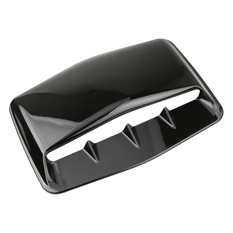 Car Coupe Bonnet Carbon Fiber Glossy Black Air Flow Intake Hood scoop For Universal Car model