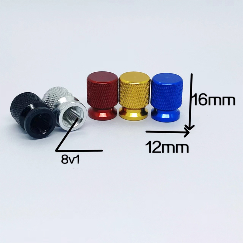 Car Tire Valve Caps Tyre Rim Stem Cover Dust Proof Auto Wheel Cap Aluminum Alloy Nipple Caps For Cars and Motorcycles Bikes