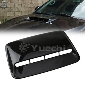 Car Coupe Bonnet Carbon Fiber Glossy Black Air Flow Intake Hood scoop For Universal Car model