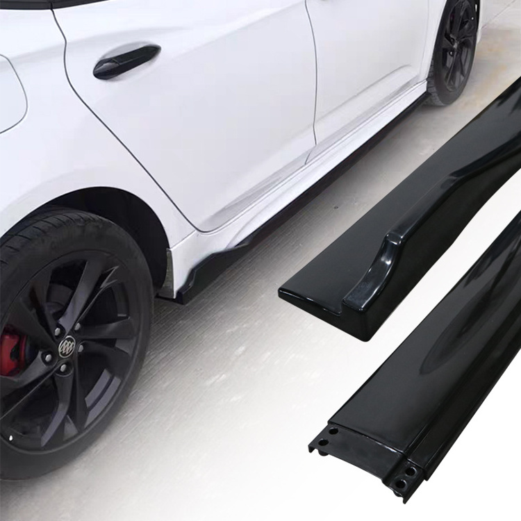 2.4M Universal Faldones Laterales Del Coche Extension Lower Side Skirts Body Kit Fit For Honda Toyota BMW Chevrolet Ford Mazda