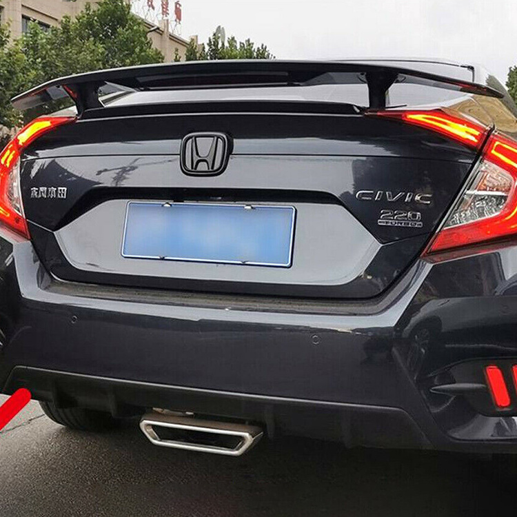 Automotive Car Rear Spoiler Universal Rear Wing Spoiler with brake light For Universal Honda Civic Cola del coche Rear spoiler