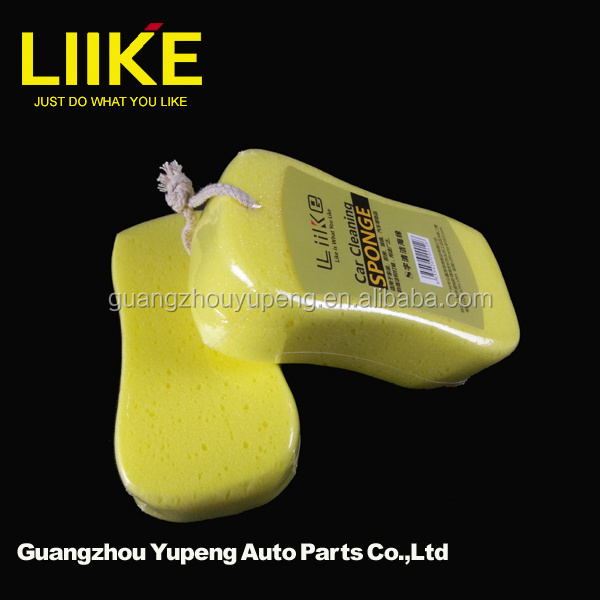 Yellow Foam car wash sponge