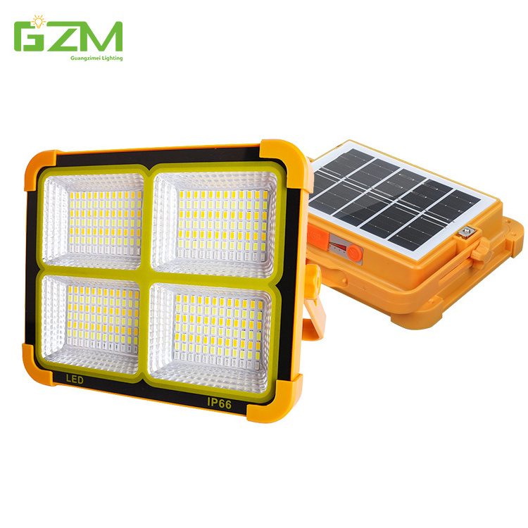 Solar powered portable charging lamp outdoor portable home stall camping emergency lighting courtyard lamp