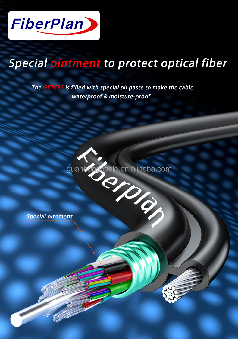 FIBERPLAN optical fiber cable manufacturers figure 8 om2 om3 om4 fiber optic cable