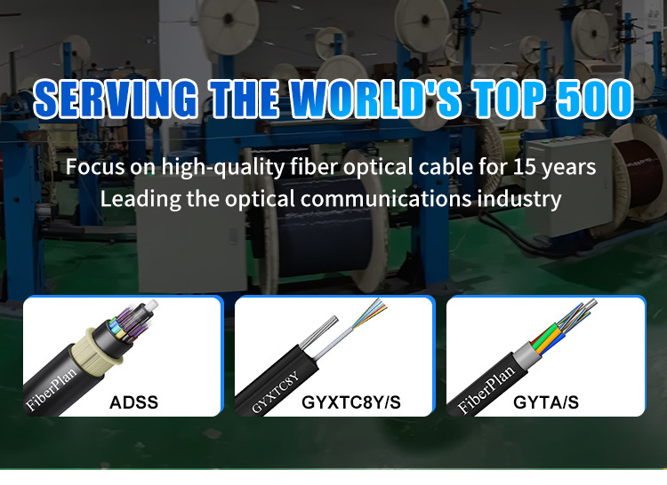 FIBERPLAN optical fiber cable manufacturers figure 8 om2 om3 om4 fiber optic cable