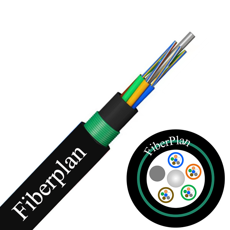 GH fiberplan Gyta53 Gyty53 Duct Direct Buried Fiber Optic Cable 12 24 36 48 72 96 Core GYTA GYTA53 GYTY53 fibre optic cable