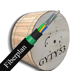 GH fiberplan Gyta53 Gyty53 Duct Direct Buried Fiber Optic Cable 12 24 36 48 72 96 Core GYTA GYTA53 GYTY53 fibre optic cable