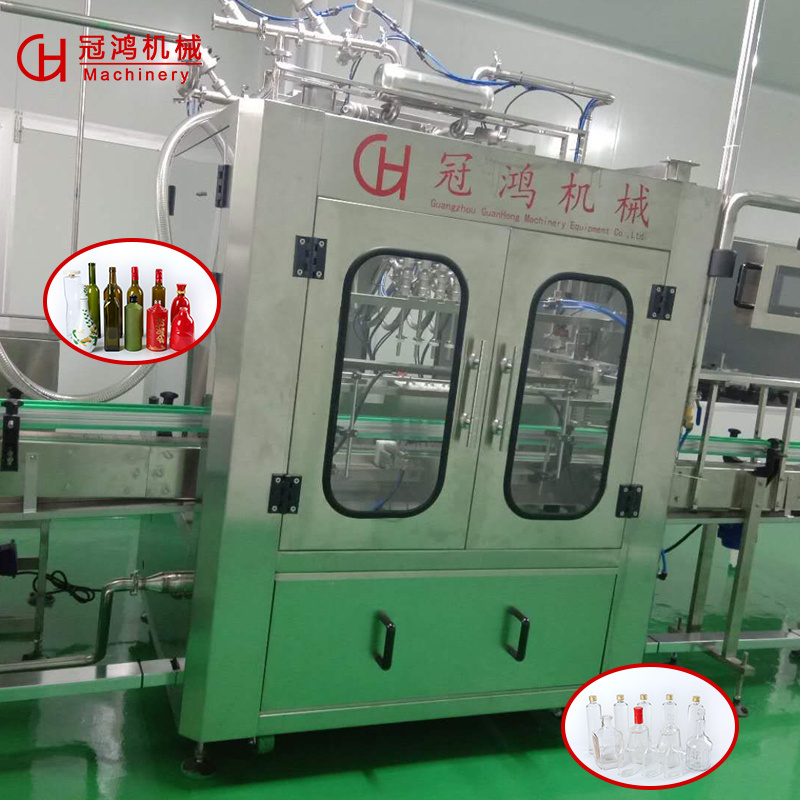 High quality automatic negative pressure filling machine for liquor/tomato sauce/fermented/peanut butter