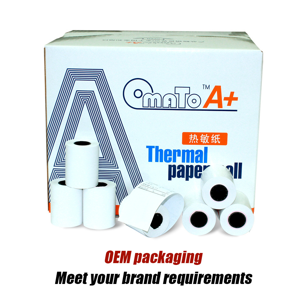 OEM Accepted Till Rolls 80x80 Tape Printing Pos Thermal Paper Roll