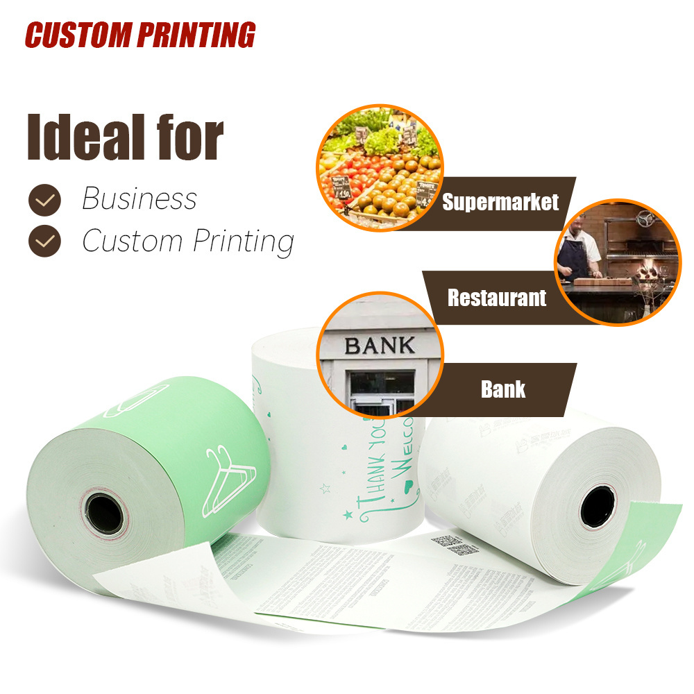 OEM Accepted Till Rolls 80x80 Tape Printing Pos Thermal Paper Roll