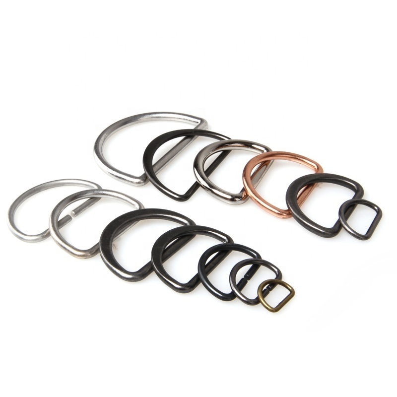 metal D ring for leather handbags accessories