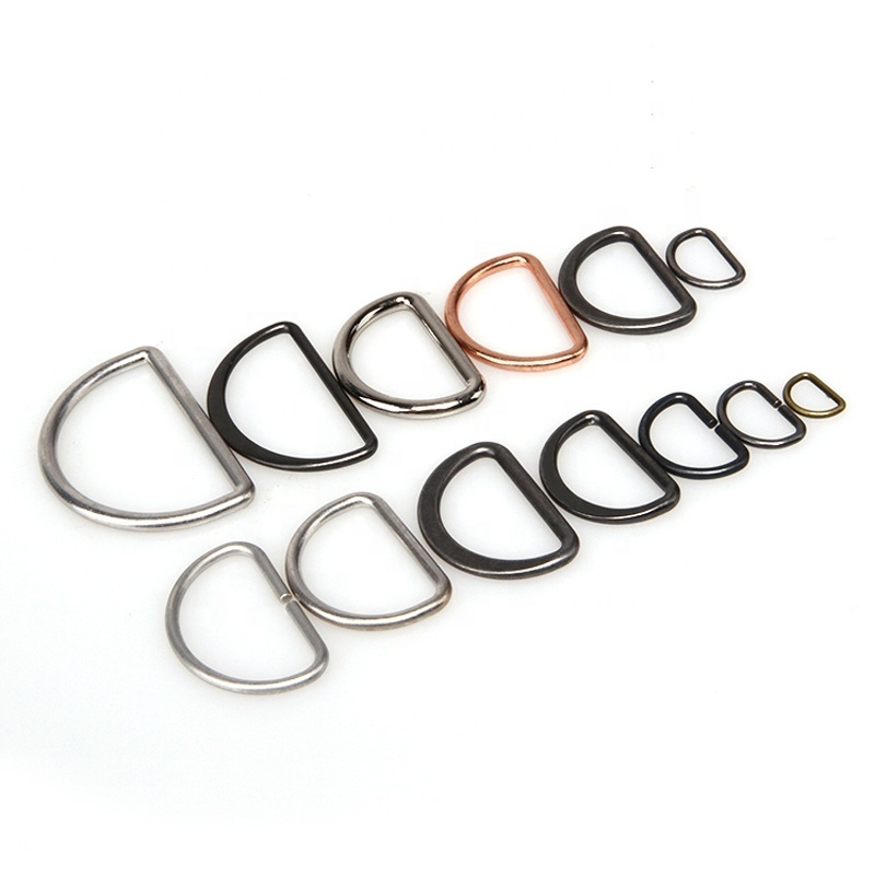 metal D ring for leather handbags accessories