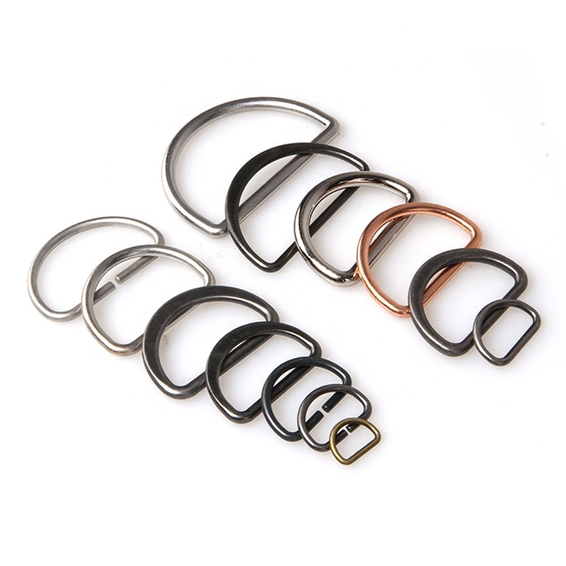 metal D ring for leather handbags accessories