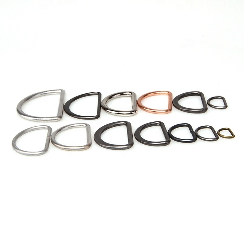 custom made metal metal d ring for handbags