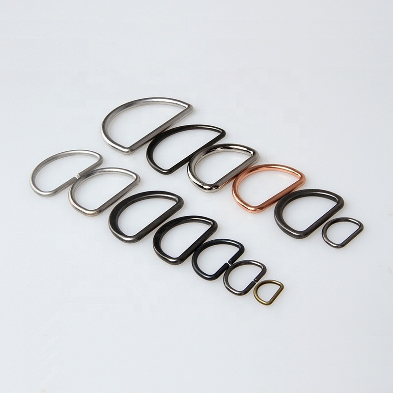 metal D ring for leather handbags accessories