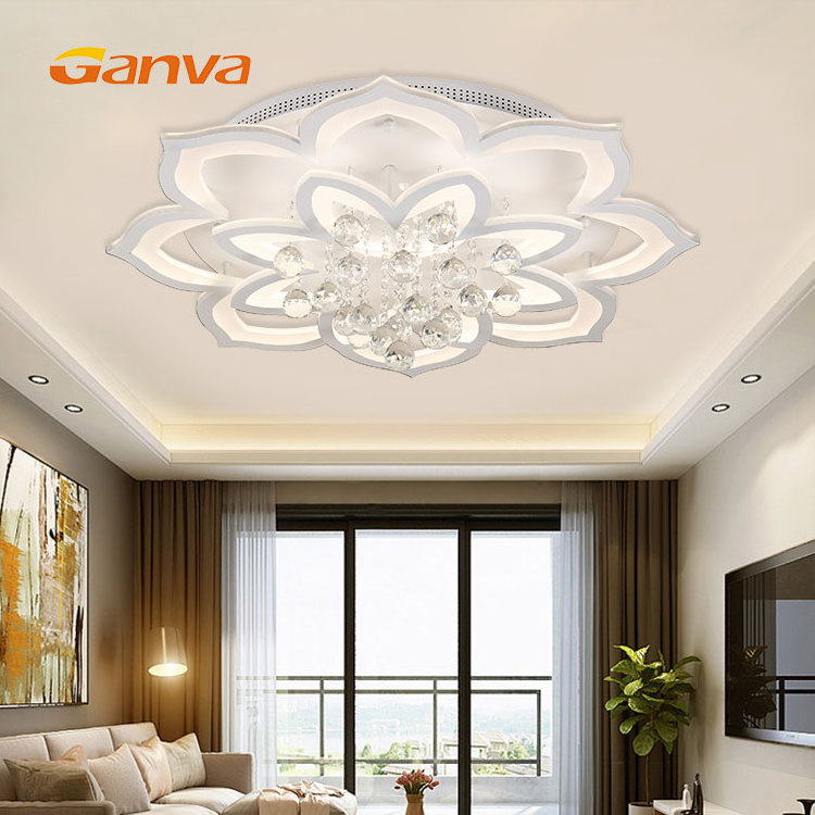 Energy Saving Flower Design Modern Classic Hotel Home Decoration Acrylic LED Ceiling Light