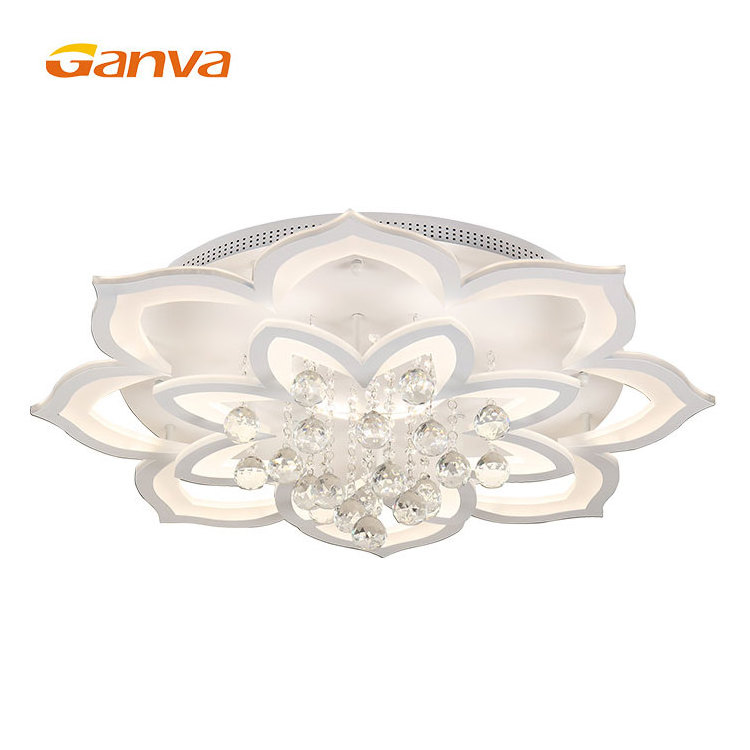 Energy Saving Flower Design Modern Classic Hotel Home Decoration Acrylic LED Ceiling Light