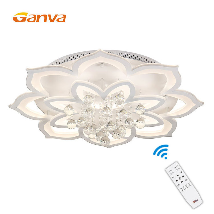 Energy Saving Flower Design Modern Classic Hotel Home Decoration Acrylic LED Ceiling Light