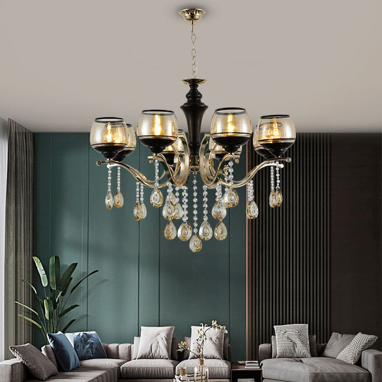 New Style Ceiling Chandelier Living Room Dining Room Luxury Glass Modern Hanging Pendant Light