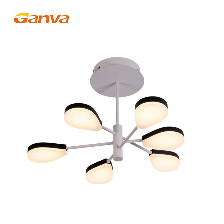 Creative Design Modern Living Room Dining Room Remote Control Branch Led Chandelier Ceiling Lights