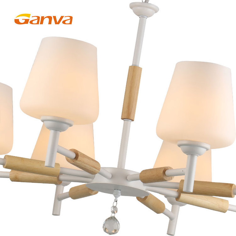 Ganva Modern Industrial Style Indoor Art Deco Living Room Dining Room Crystal Pendant Light