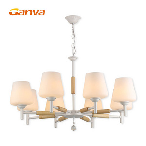 Ganva Modern Industrial Style Indoor Art Deco Living Room Dining Room Crystal Pendant Light