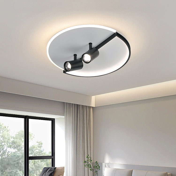 Nordic Simple Style Modern Minimalist Living Room Restaurant Remote Control LED Ceiling Spotlight