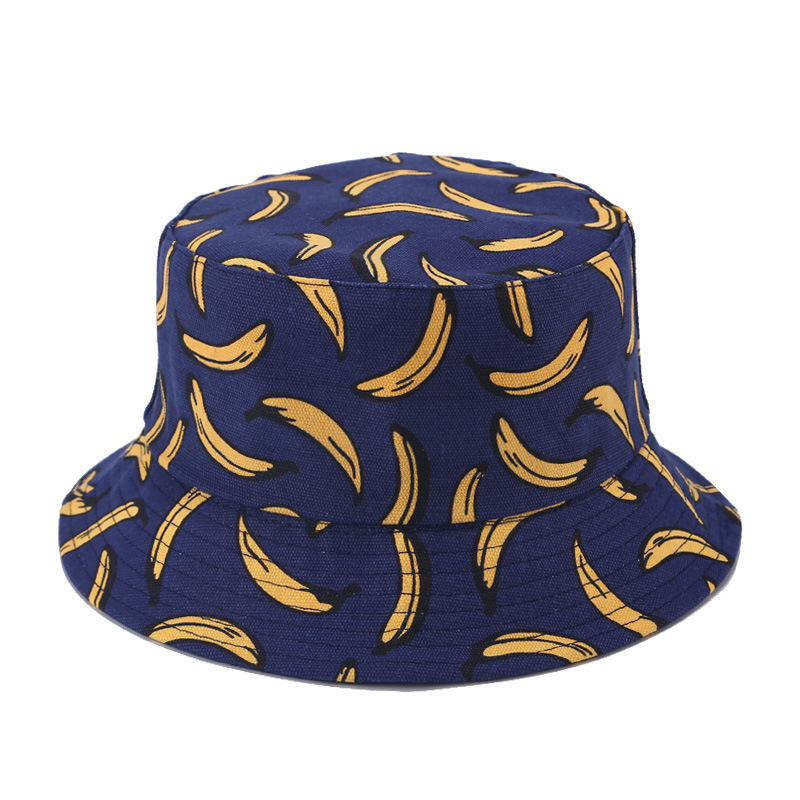 Mashiyiao Unisex Print Double-Side-Wear Reversible Bucket Hat