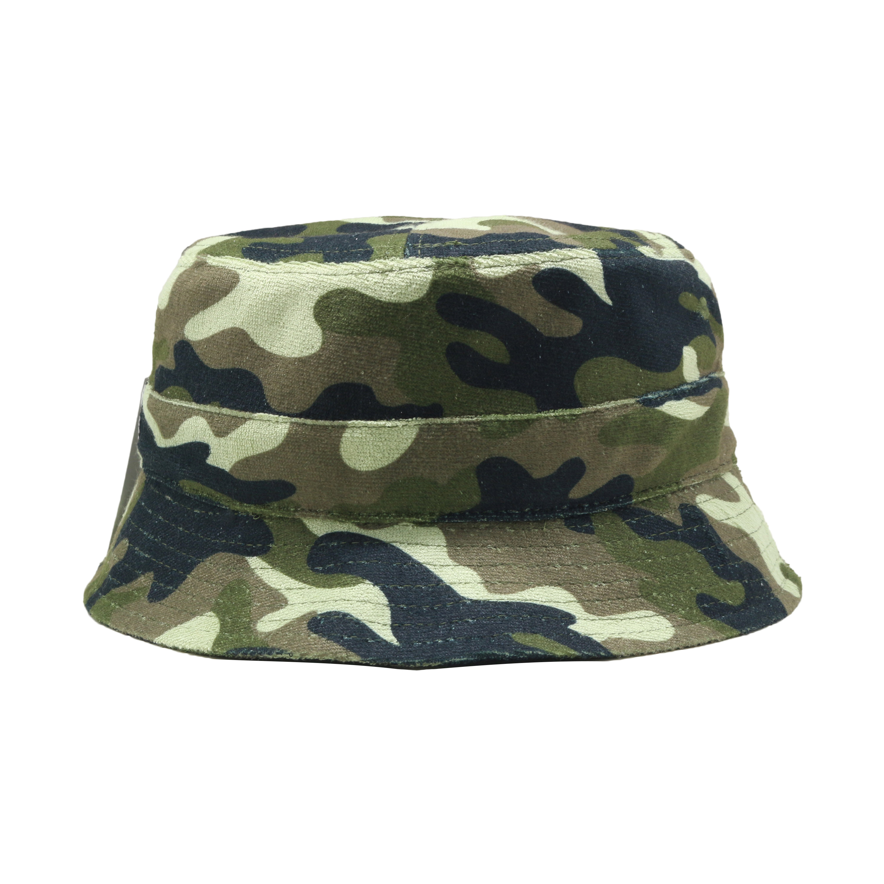 Custom 100% Polyester Fisherman Camo Bucket Hat