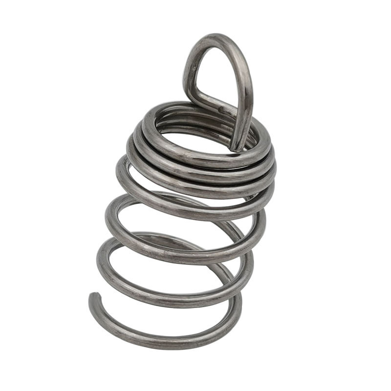 Custom machined stainless steel cylindrical helical tower compression spring