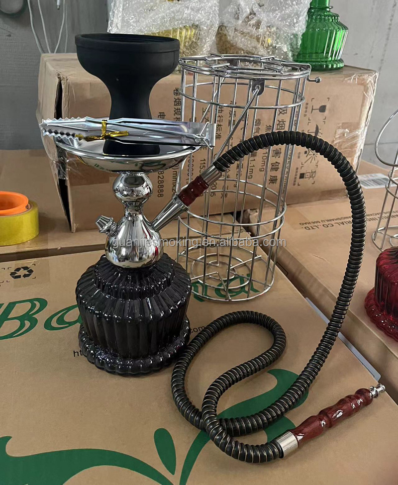 high quality usa hookah shisha zinc alloy iron cage sheesha small hookah