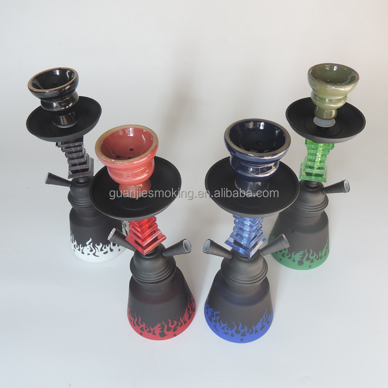 2 pipe small arab cheap hookahs iron metal baby hookah shisha